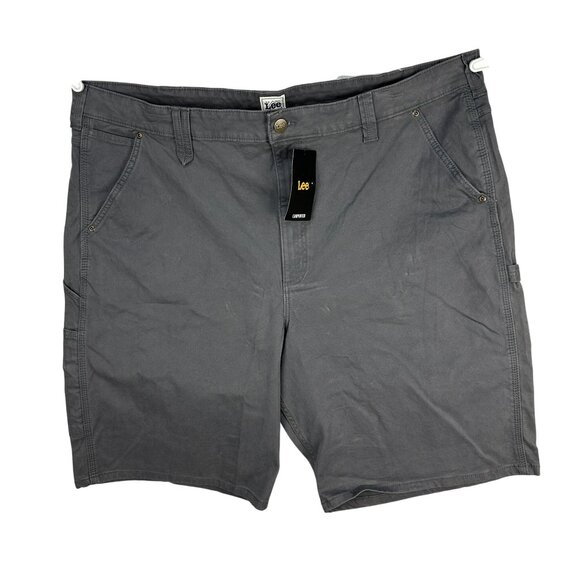 Lee Men Carpenter Workwear Shorts Painters Grey Size 46 Stretch Durable - Picture 1 of 7
